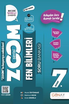  Günay Yayınları 7. Sınıf Fen Bilimleri Zoom Soru Bankası