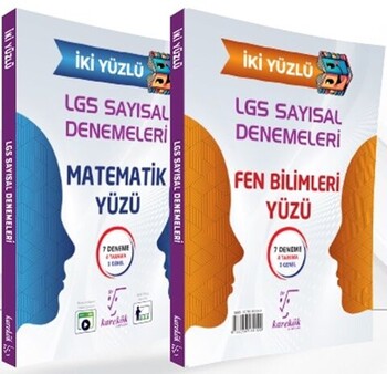  Karekök Yayınları 8. Sınıf LGS İki Yüzlü Sayısal Denemeleri