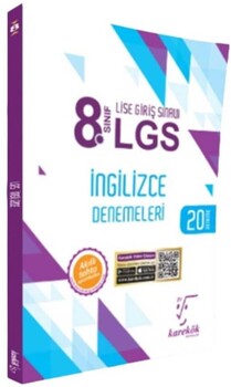  Karekök Yayınları 8. Sınıf LGS İngilizce 20 Deneme