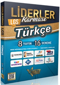  Liderler Karması 8. Sınıf LGS Türkçe 8 Yayın 16 Deneme