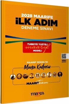 Marka Yayınları 2028 Maarife İlk Adım Üniversiteye Hazırlık Türkiye Geneli Deneme Sınavı