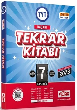  Nego Yayınları TYT Başarı Tekrar Kitabı Tek Kitap