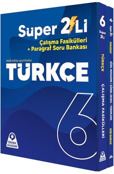  Örnek Akademi 6. Sınıf Süper İkili Türkçe Seti