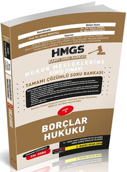  Savaş Yayınları HMGS Kampı Borçlar Hukuku Soru Bankası