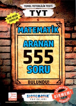  Sistematik Yayınları TYT Matematik 555 Aranan Soru