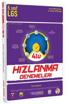  Tonguç Akademi 8. Sınıf LGS 4 lü Hızlanma Denemeleri