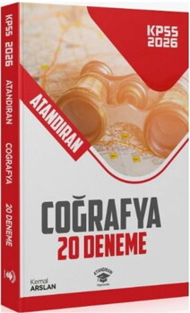  Atandıran Yayıncılık 2026 KPSS Coğrafya 20 Deneme Çözümlü
