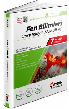  Aydın Yayınları 8. Sınıf LGS Fen Bilimleri Ders İşleyiş Modülleri