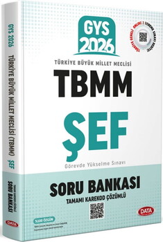  Data Yayınları 2026 GYS TBMM Şef Soru Bankası