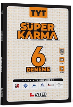  Eyted Yayınları TYT Süper Karma 6 Deneme