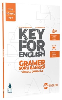  K4 Yayınları YDS YÖKDİL YDT Key For English Gramer Soru Bankası