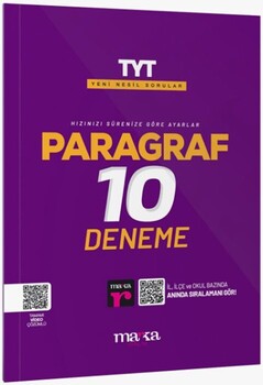  Marka Yayınları TYT Paragraf Yeni Nesil 10 Deneme