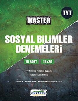  Okyanus Yayınları TYT Master 15 Sosyal Bilimler Denemeleri