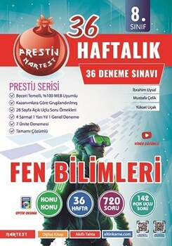  Omage Yayınları 8. Sınıf Fen Bilimleri Haftalık Deneme