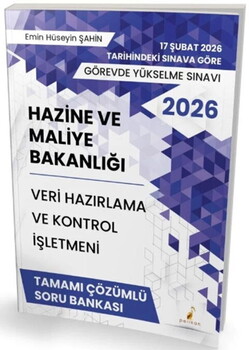  Pelikan 2026 GYS Hazine ve Maliye Bakanlığı Veri Hazırlama ve Kontrol İşletmeni Soru Bankası