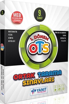  Yanıt Yayınları 9. Sınıf 1. Yarıyıl Ortak Tarama Sınavları