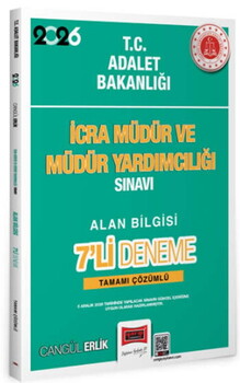 Yargı Yayınları 2027 GYS T.C. İcra Müdür ve Müdür Yardımcılığı Sınavı Alan Bilgisi Tamamı Çözümlü 7 Deneme