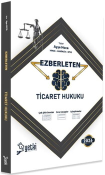  Yetki Yayınları 2026 Ezberleten Ticaret Hukuku