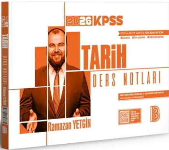  Benim Hocam 2026 KPSS Tarih Ders Notları