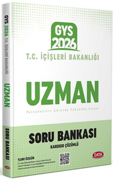 Data Yayınları 2026 T.C. İçişleri Bakanlığı Uzman GYS Soru Bankası