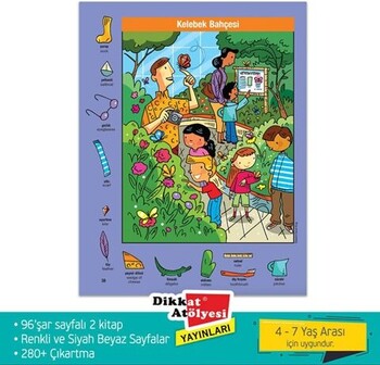  Dikkat Atölyesi Yayınları Sticker Hidden Pictures 2li Set 4-7 Yaş