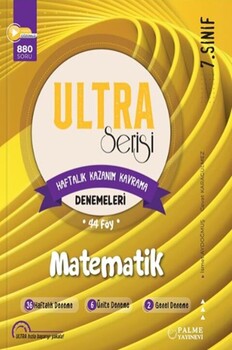  Palme Yayınları 7. Sınıf Matematik Ultra Serisi Denemeleri 44 Föy
