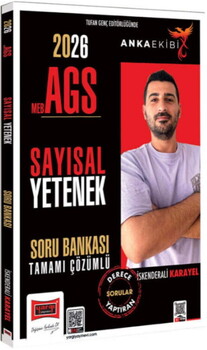  Yargı Yayınları 2026 MEB AGS Anka Ekibi Sayısal Yetenek Tamamı Çözümlü Soru Bankası
