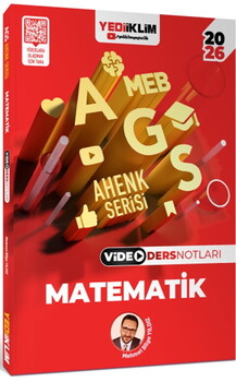  Yediiklim  2026 MEB AGS Ahenk Serisi Matematik Video Ders Notları