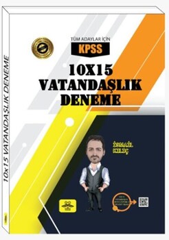  Yeni Müfredat Yayınları 2025 KPSS Vatandaşlık 10x15 Deneme Tamamı Video Çözümlü