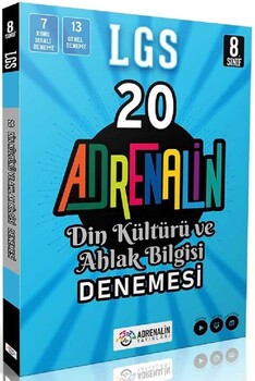  Adrenalin Yayınları 8. Sınıf LGS Din Kültürü ve Ahlak Bilgisi 20 Branş Denemesi