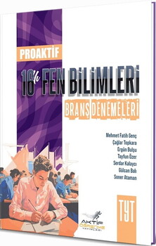  Aktif Öğrenme Yayınları TYT Fen Bilimleri PROAKTİF 16 lı Branş Denemeleri