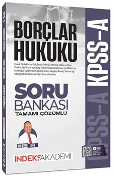  İndeks Akademi KPSS A Grubu Borçlar Hukuku Soru Bankası