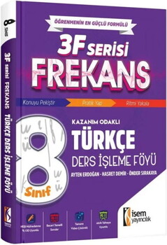 İsem Yayınları 8. Sınıf Türkçe 3F Frekans Ders işleme Föyü