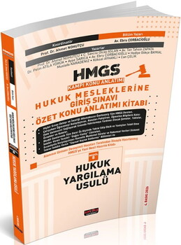  Savaş Yayınları 2026 HMGS Hukuk Yargılama Usulü Özet Konu Anlatımı