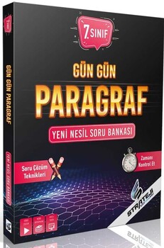  Strateji Yayınları 7. Sınıf Gün Gün Paragraf Soru Bankası