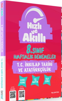  Tammat Yayıncılık  8. Sınıf 32 Haftalık T.C. İnkılap Tarihi ve Atatürkçülük Branş Denemesi