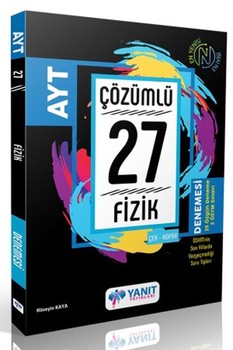  Yanıt Yayınları AYT Fizik Çözümlü 27 Deneme