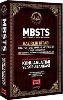  Yargı Yayınları MBSTS Konu Anlatımı ve Soru Bankası Hazırlık Kitabı