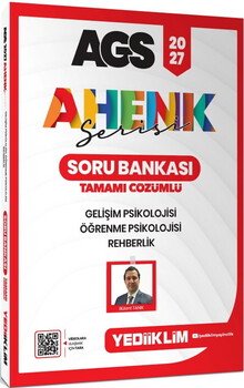 Yediiklim 2027 AGS Ahenk Serisi Gelişim Psikolojisi Öğrenme Psikolojisi ve Rehberlik Tamamı Çözümlü Soru Bankası