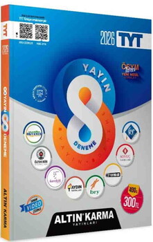  Altın Karma Yayınları 2026 TYT 8 Farklı Yayın 8 Farklı Deneme