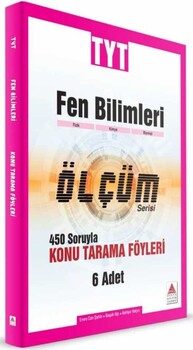  Delta Kültür TYT Fen Bilimleri Ölçüm Serisi Konu Tarama Föyleri