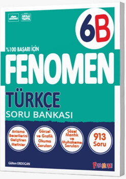  Fenomen Okul Yayınları 6. Sınıf Türkçe B Fenomen Soru Bankası