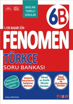  Fenomen Okul Yayınları 6. Sınıf Türkçe B Fenomen Soru Bankası