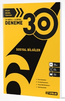  Hız Yayınları 6. Sınıf Sosyal Bilgiler 30 lu Deneme