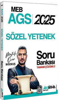  HocaWebde Yayınları 2025 MEB AGS Sözel Yetenek Tamamı Çözümlü Soru Bankası