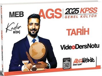  HocaWebde Yayınları 2025 MEB AGS KPSS Tarih Video Ders Notu