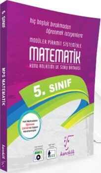  Karekök Yayınları 5. Sınıf Matematik MPS Konu Anlatımlı Soru Bankası