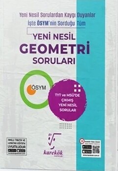  Karekök Yayınları Yeni Nesil Geometri Soruları Soru Bankası