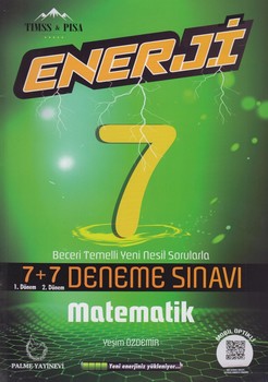 Palme Yayınları 7. Sınıf Matematik Enerji 7+7 Deneme Sınavı