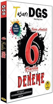  Tasarı Yayınları DGS Konu Analizli 6 Harika Çözümlü Deneme